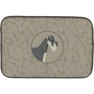 """" Caroline's Treasures CK2206DDM Schnauzer i køkkenvasketørringsmaterne 14x21 multicolor """"