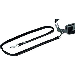 Løbeline til bælte 2,5 m sort