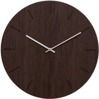 Hemverk Vægur Mørk Eg Silver Ø38 cm