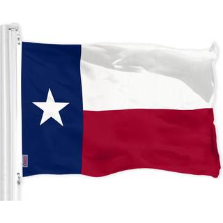 G128 Texas TX State Flag | 3x5 ft | Liteweave Pro Series Trykt 150D Polyester | Indend?rs/udend?rs livlige farver messing grommets tykkere og mer