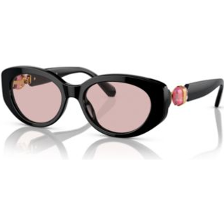 Swarovski SK6002F Asian Fit 1001/5 54 Solbriller Kvinder Black - Black - 54mm