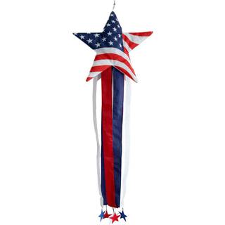 Briarwood Lane American Star skulpturerede Windsock Patriotic Fourth of July