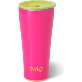 Swig Life 32oz isoleret tumbler rejse kaffetumbler med l?g kopholder venlig rejse kaffekrus rustfrit st?l termos 32 oz tumbler genanvendelig isol