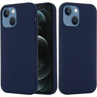 iPhone 13 Liquid Silikone Cover - MagSafe Kompatibel - Mørkeblå