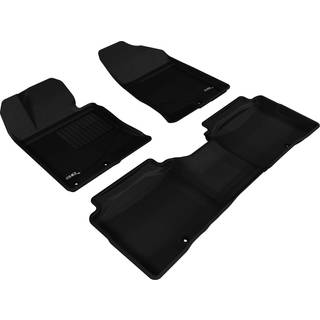 3d Maxpider L1KA02501509 Komplet s?t tilpasset pasform til all -weather gulvm?tte til udvalgte Kia Optima -modeller - Kagu Rubber (sort) solbrun