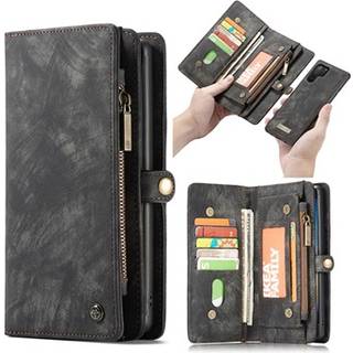 Caseme Multifunktionel Samsung Galaxy Note10+ Pung - Sort
