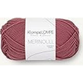 KlompeLOMPE - Merinould Fv. 4344 Mørk Pudder Rosa.