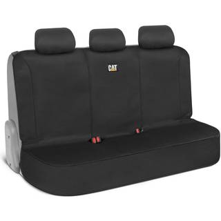 Cata Flexfit s?deomslag til biler Lastbiler SUV Zipper Split bagb?nkbeskyttelsesbeskyttelse med holdbart l?rredsmateriale Interi?romslag i sort