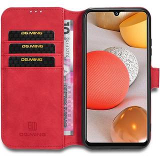 DG-Ming Wallet 3-kort Samsung Galaxy A42  - rød