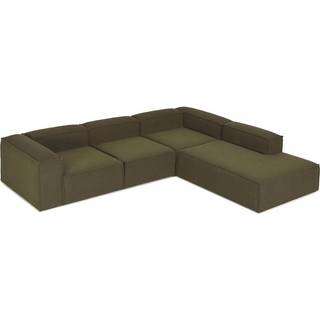 Modulær XL-hjørnesofa Lennon i bouclé