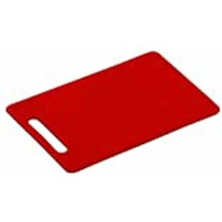 Skærebræt i plast, 34 x 24 cm, 0,5 cm tyk, Rød - Kesper