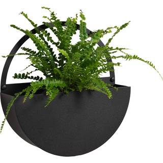 Naga opbevaringshylde i metal 25cm cirkel sort