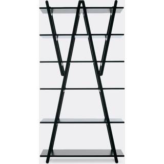 Cassina Room Organising - 'Nuvola Rossa' bookcase, black in BLACK Lacquered black beechwood