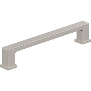 Amerock 10bx37032g10 | Satin Nickel Cabinet Pull | 5-1/16 tommer (128 mm) center-til-centre | 10 pakke | Bridgeport | M?bler hardware