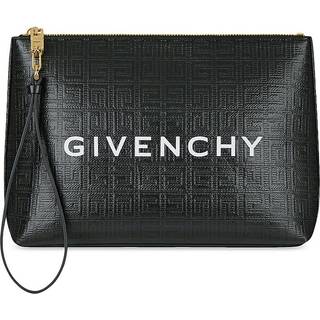 Givenchy 4G Large coated canvas pouch - black - One Size
