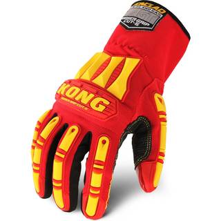 Ironclad Herre Work Glove Kong Rigger Grip A5 R?d/gul stor os