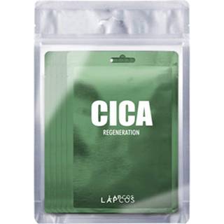 Lapcos Cica Sheet Mask Daily Face Mask With Cantella Plant Extract for at regenerere og genoplive Skin Korean Beauty Favorit 5-pakke