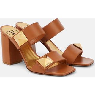 Valentino Garavani One Stud leather sandals - brown - EU 35