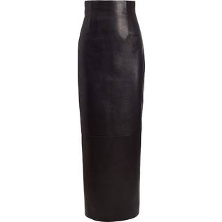 Khaite Loxley leather pencil skirt - black - XXS