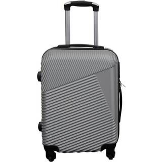 Kabinekuffert - Hardcase letvægts kuffert - Str. lille - Silver lines