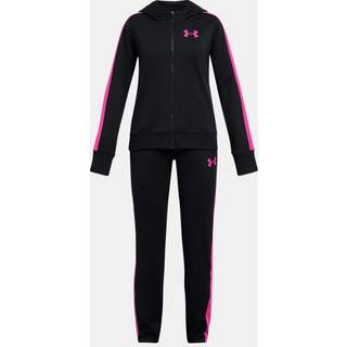 Sæt Under Armour UA Knit Hooded Tracksuit-BLK 1377517-004 Størrelse YXL