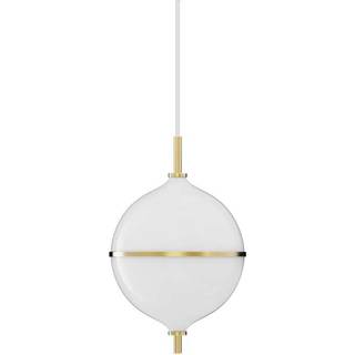 REBELLO DECOR ETERNAL MOONLIGHT Ø22 MEDIUM MED HVID STOFLEDNING PENDEL