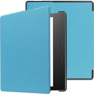 Amazon Kindle Oasis (2017) cover i læder - Lyseblå