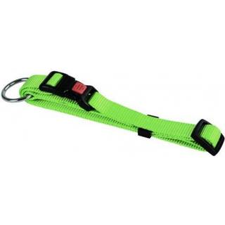 Halsbånd nylon grøn 25 mm 45-65 cm