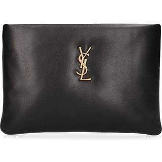 Saint Laurent Calypso Small leather pouch - black - One Size