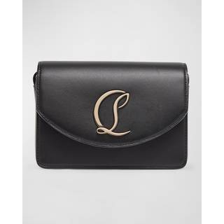 Christian Louboutin Loubi54 Small leather crossbody bag - black - One Size