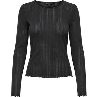 Carlotta Langærmet Bluse, Phantom, XS