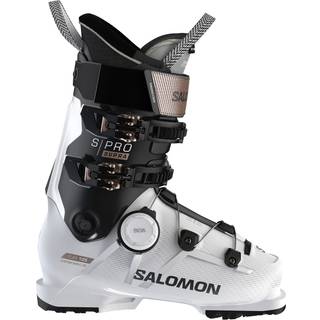 Salomon Women's S/Pro Supra Boa 105 Gray Aurora/Black/Pink Gold, Gray Aurora / Black / Pink Gold, 26-26.5