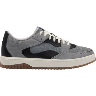 HUGO Herren Sneaker grau Glattleder