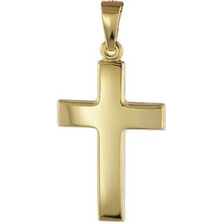 trendor 08610 Kreuz Anhänger für Damen und Herren 585 Gold 21 mm
