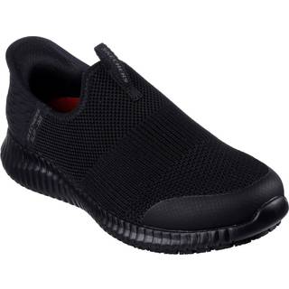 SKECHERS Cessnock Gwynedd Slip in Job-/fritidssko Sort EN ISO 20347:2022 OB SR Size 36