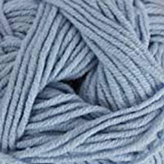 Scheepjes Softfun 2432 Light Blue Indhold: 60% Bomuld / 40% Akryl Vægt/længde: 50 gram = ca. 140 meter Anbefalede pinde: 3.50-4.00 mm Strikkefasthed: 10 cm = 21 x 30 m Maskinvask / Skåneprogram max 30°C.