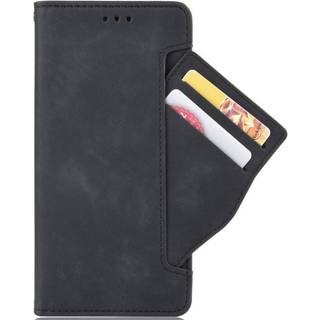 Motorola Moto G Stylus (2022) Blødt Læder Flip Cover m. Pung - Sort