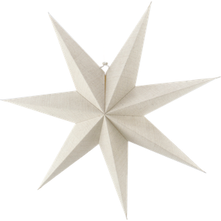 Scandi Living Bare adventsstjerne hvid 80 cm