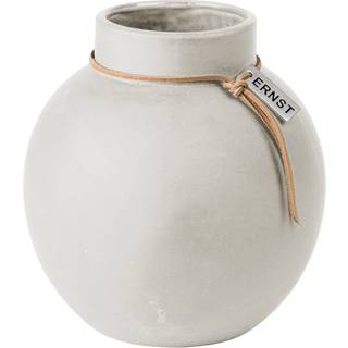 ERNST Ernst vase stentøj hvid 14 cm