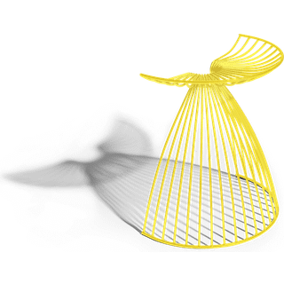 Møbel Copenhagen Angel Skammel Gul