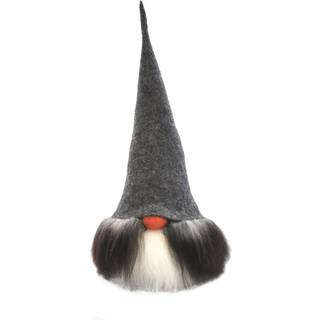 Åsas Tomtebod Olle Gnome 80 Cm Grey - Nisser & Julefigurer Uld Grå - 1018-38