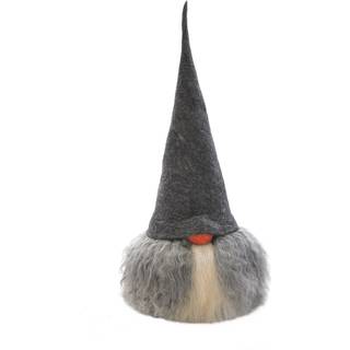 Åsas Tomtebod Olle Gnome 80 Cm Grey Gotland - Nisser & Julefigurer Uld Grå - 1018-38G