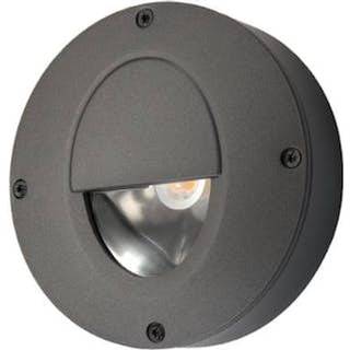 SG Armaturen Callisto Wall LED vægspot, Ø110 mm, 4W, IP65, 3000K, grafitgrå