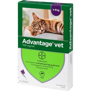 Advantage pour-on Vet kat, 4-8 kg