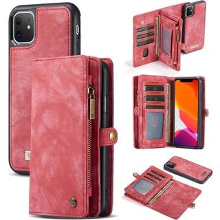 CaseMe Wallet 11-kort Apple iPhone 11 (6.1 ")  - rød