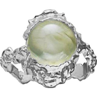 Gudinde Ring Prehnit Maanesten - Ring i dansk design - 63