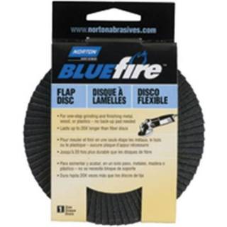 Norton 20X High Performance Abrasive Flap Disc Type 27 gevindhul Fiberglas Backing Zirconia Alumina 4-1/2 """" Dia. 40 Grit (pakke p? 1)