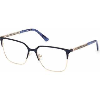 Guess GM0393 091 54 Briller Kvinder Blue - Matte Dark Blue Gold - 54mm