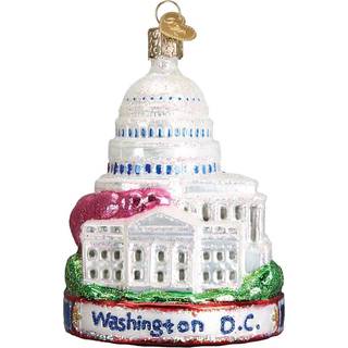 Old World Christmas Cities Places and Landmarks Glass bl?st ornamenter til juletr? Washington D.C
