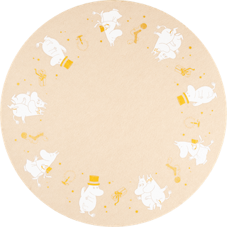 Muurla Moomin dækkeserviet Ø38 cm Sparkling stars